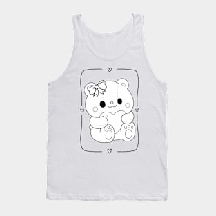 Color Your Own - Bear Tank Top